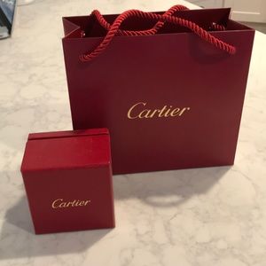 Authentic Cartier bag and box